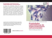 Cover von Propiedades calorimétricas de superconductores convencionales