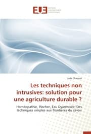 Cover von Les techniques non intrusives: solution pour une agriculture durable ?