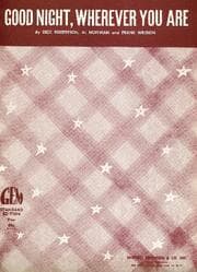 Cover von Good Night, Whereever You Are