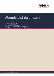 Cover von Abends bist du einsam