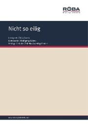 Cover von Nicht so eilig