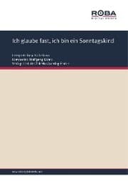 Cover von Ich glaube fast, ich bin ein Sonntagskind