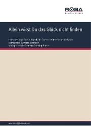 Cover von Allein wirst Du das Glück nicht finden