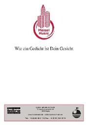 Cover von Wie ein Gedicht ist Dein Gesicht