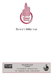 Cover von So wie's früher war