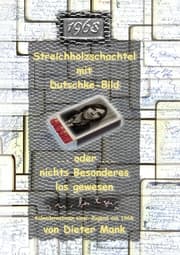 Cover von Streichholzschachtel mit Dutschke-Bild
