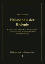Cover von Philosophie der Biologie