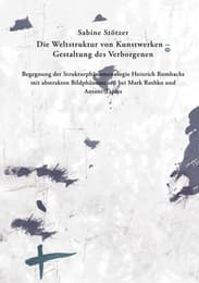 Cover von Die Weltstruktur von Kunstwerken - Gestaltung des Verborgenen
