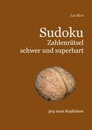 Cover von Sudoku Zahlenrätsel schwer und superhart