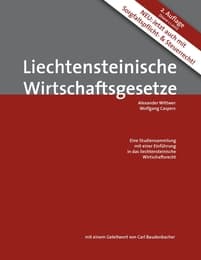 Cover von Liechtensteinische Wirtschaftsgesetze
