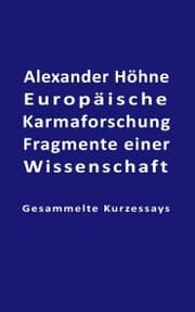 Cover von Europäische Karmaforschung