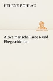 Cover von Altweimarische Liebes- und Ehegeschichten