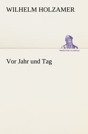 Cover von Vor Jahr und Tag