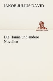 Cover von Die Hanna und andere Novellen
