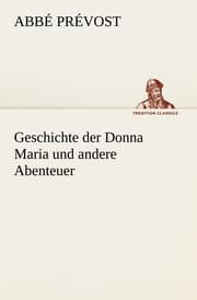 Cover von Geschichte der Donna Maria und andere Abenteuer