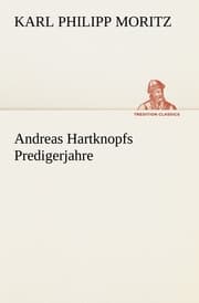 Cover von Andreas Hartknopfs Predigerjahre
