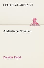 Cover von Altdeutsche Novellen - Zweiter Band