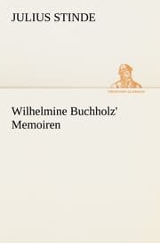 Cover von Wilhelmine Buchholz' Memoiren