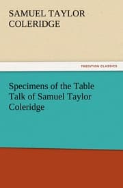 Cover von Specimens of the Table Talk of Samuel Taylor Coleridge