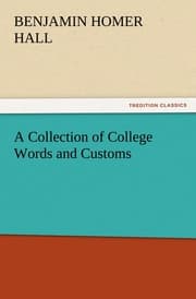 Cover von A Collection of College Words and Customs