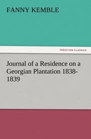 Cover von Journal of a Residence on a Georgian Plantation 1838-1839