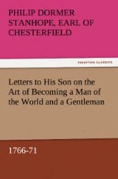 Cover von Letters to His Son on the Art of Becoming a Man of the World and a Gentleman, 1766-71