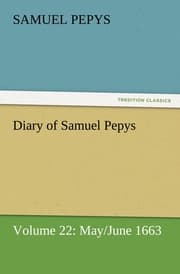 Cover von Diary of Samuel Pepys - Volume 22: May/June 1663