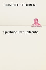 Cover von Spitzbube über Spitzbube