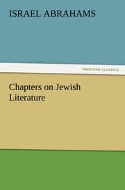 Cover von Chapters on Jewish Literature