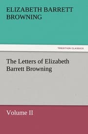 Cover von The Letters of Elizabeth Barrett Browning, Volume II