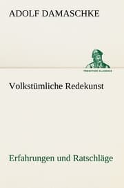 Cover von Volkstümliche Redekunst