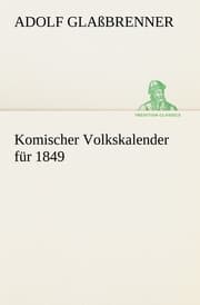 Cover von Komischer Volkskalender für 1849