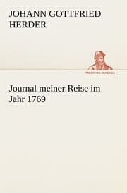 Cover von Journal meiner Reise im Jahr 1769