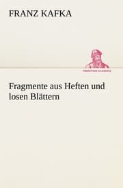 Cover von Fragmente aus Heften und losen Blättern