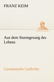 Cover von Aus dem Sturmgesang des Lebens