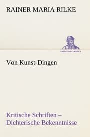 Cover von Von Kunst-Dingen