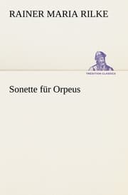 Cover von Sonette für Orpeus