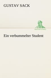 Cover von Ein verbummelter Student