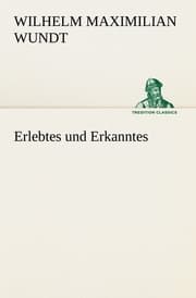 Cover von Erlebtes und Erkanntes