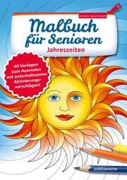 Cover von Malbuch für Senioren. Jahreszeiten
