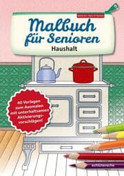 Cover von Malbuch für Senioren. Haushalt