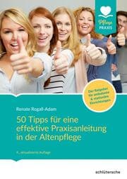 Cover von 50 Tipps für eine effektive Praxisanleitung in der Altenpflege. Der Ratgeber für ambulante und stationäre Einrichtungen