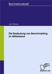 Cover von Die Bedeutung von Benchmarking im Mittelstand