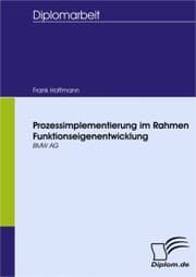 Cover von Prozessimplementierung im Rahmen Funktionseigenentwicklung