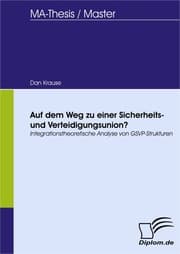 Cover von Auf dem Weg zu einer Sicherheits- und Verteidigungsunion?
