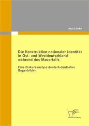 Cover von Die Konstruktion nationaler Identität in Ost- und Westdeutschland während des Mauerfalls