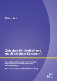 Cover von Zwischen Sinnfreiheit und musikalischem Konstrukt: Heinz Strunks Kurzhörspiele als würdiges Erbe der legendären Miniaturdramen Helge Schneiders?