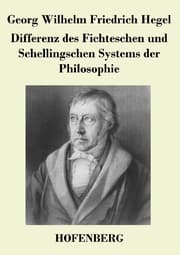 Cover von Differenz des Fichteschen und Schellingschen Systems der Philosophie