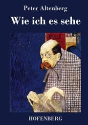 Cover von Wie ich es sehe