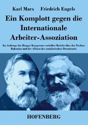 Cover von Ein Komplott gegen die Internationale Arbeiter-Assoziation
